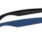 New Wayfarer Color Mix RB2132 rubber blue on black