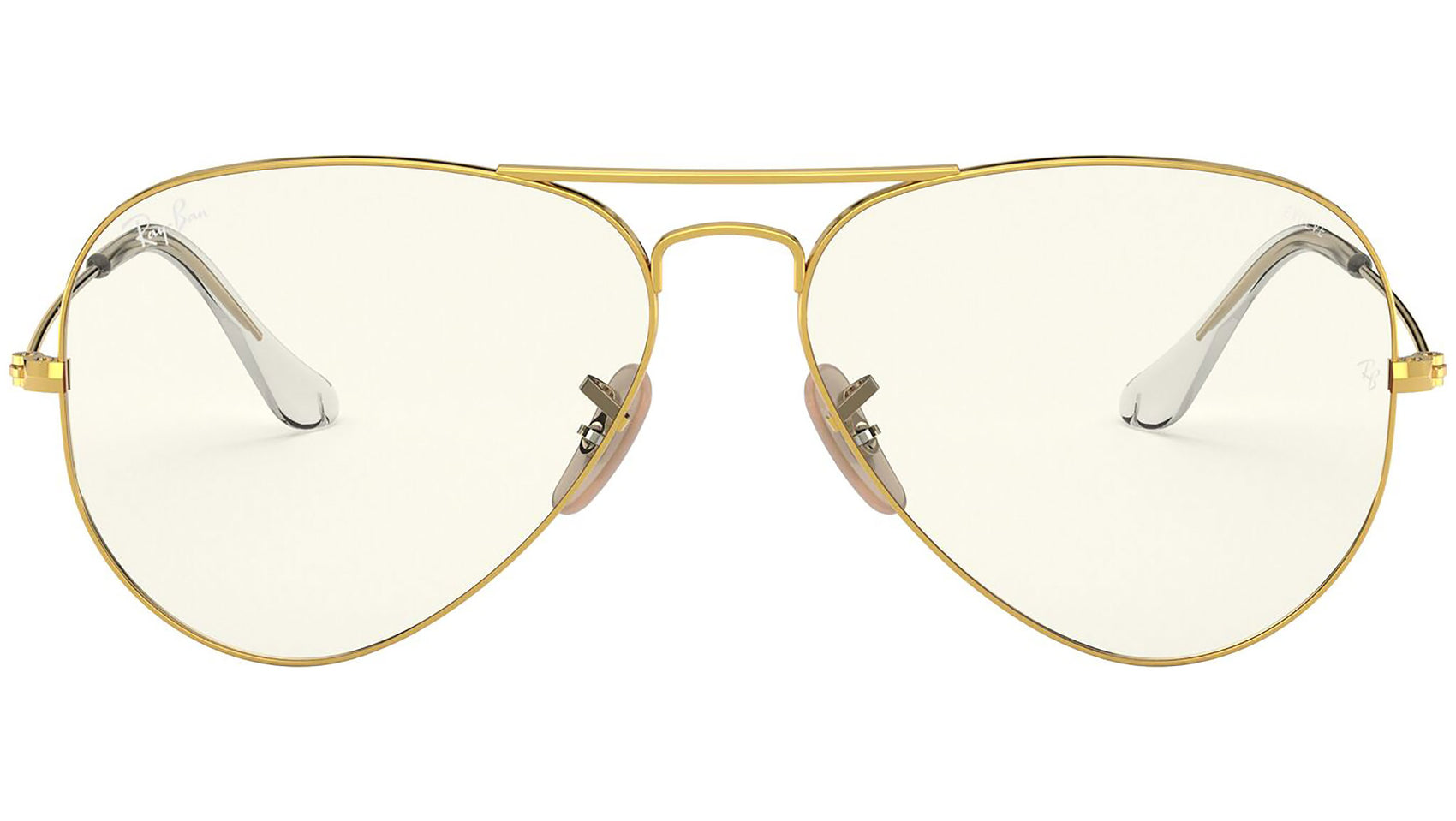 Aviator Clear Evolve RB3025 001/5F Gold Grey Photochromic