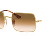 Rectangle RB1969 gold light brown