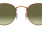 Round Metal RB3447 bronze copper green