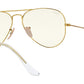Aviator Clear Evolve RB3025 001/5F Gold Grey Photochromic