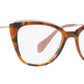 MU 02QV VX81O1 havana / top transparent brown