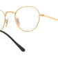 Round Metal Optics II RB3582V gold on top black