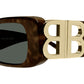 Dynasty Rectangle BB0096S 002 dark havana