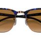 Clubmaster RB3016 125651 spotted brown/blue