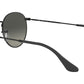 Round Flat Lenses RB3447N polished black
