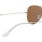 Aviator Flash Lenses RB3025 019/Z2 Matte Silver Copper