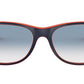 New Wayfarer Color Mix RB2132 blue and orange