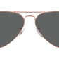 Aviator RB3025 9202B1 Rose Gold Grey