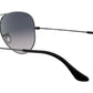Aviator Gradient RB3025 004/78 Gunmetal Blue