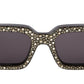 Virgil Rhinestones Gold Dark Grey