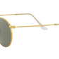 Round Metal RB3447 gold green classic