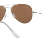 Aviator Flash Lenses RB3025 019/Z2 Matte Silver Copper