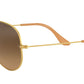 Aviator Gradient RB3025 112/M2 Gold Brown