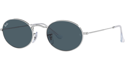 Oval Metal RB3547 003/R5 Silver Blue