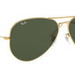 Aviator Large Metal II RB3026 L2846 Gold Green