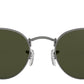 Round Metal RB3447 matte gunmetal