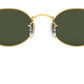 Oval RB3547 919631 Legend Gold Green