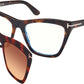 FT5971-B 052 Dark Havana Clip