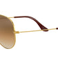 Aviator Gradient RB3025 001/51 Gold Brown