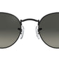 Round Flat Lenses RB3447N polished black