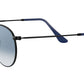 Round Metal RB3447 black blue gradient