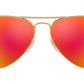 Aviator Flash Lenses RB3025 112/4D Gold Orange