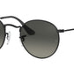 Round Flat Lenses RB3447N polished black