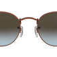 Round Metal RB3447 polished bronze copper