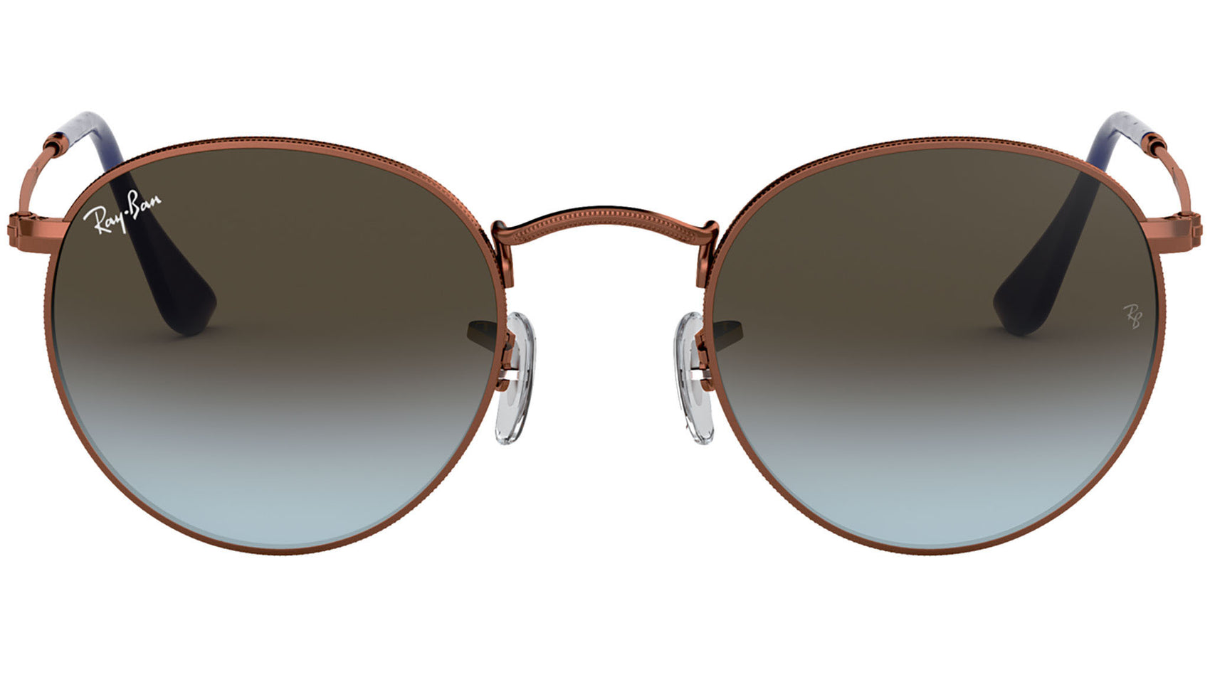 Round Metal RB3447 polished bronze copper