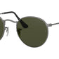 Round Metal RB3447 matte gunmetal