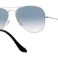 Aviator Gradient RB3025 003/3F Silver Blue