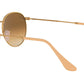 Round Metal RB3447 gold brown gradient