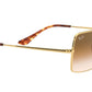Rectangle RB1969 gold light brown