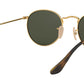 Round Flat Lenses RB3447N gold