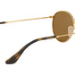 Round Flat Lenses RB3447N gold copper