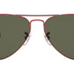 Aviator Classic RB3025 918831 Red Metal Green