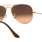 Aviator Gradient RB3025 9001A5 Light Brown