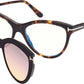 Clip-on FT5772-B 052 Dark Havana