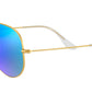 Aviator Flash Lenses RB3025 112/4L Matte Gold Blue