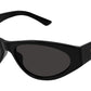 BB0367S 001 Solid Black Grey