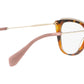 MU 02QV VX81O1 havana / top transparent brown