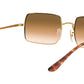 Rectangle RB1969 gold light brown