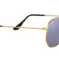 Hexagonal Flat Lenses RB3548N gold light blue