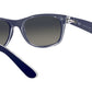 New Wayfarer Color Mix RB2132 matte blue on transparent