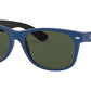 New Wayfarer Color Mix RB2132 rubber blue on black