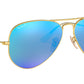 Aviator Flash Lenses RB3025 112/4L Matte Gold Blue