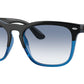Steve RB4487 663219 black on transparent blue