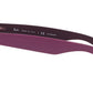 New Wayfarer RB2132 6606M3 matte violet on transparent vi