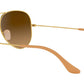 Aviator Gradient RB3025 112/M2 Gold Brown